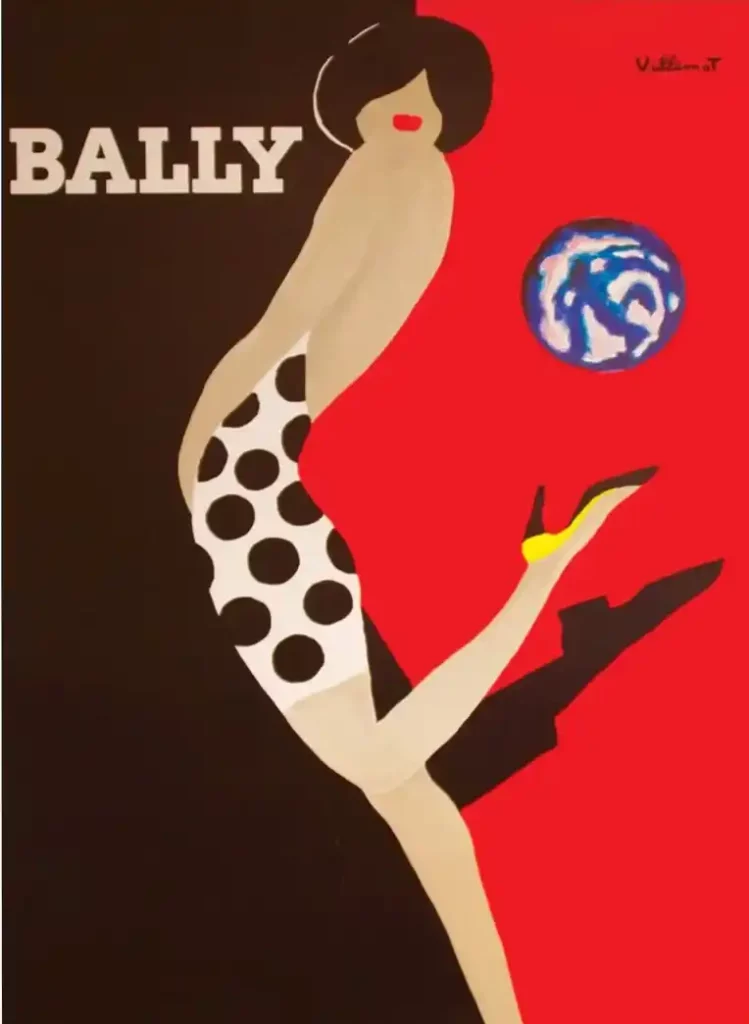 Bally : Quand Bernard Villemot réinventa la femme moderne