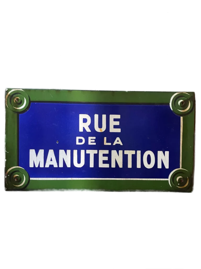 Les plaques de rues parisiennes