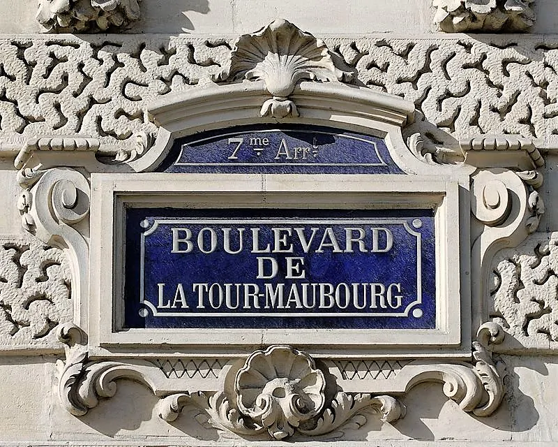 plaque de rue Latour Maubourg