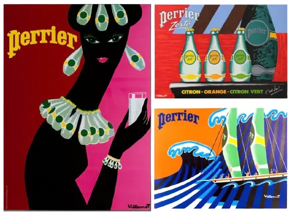 campagnes publicitaires Perrier