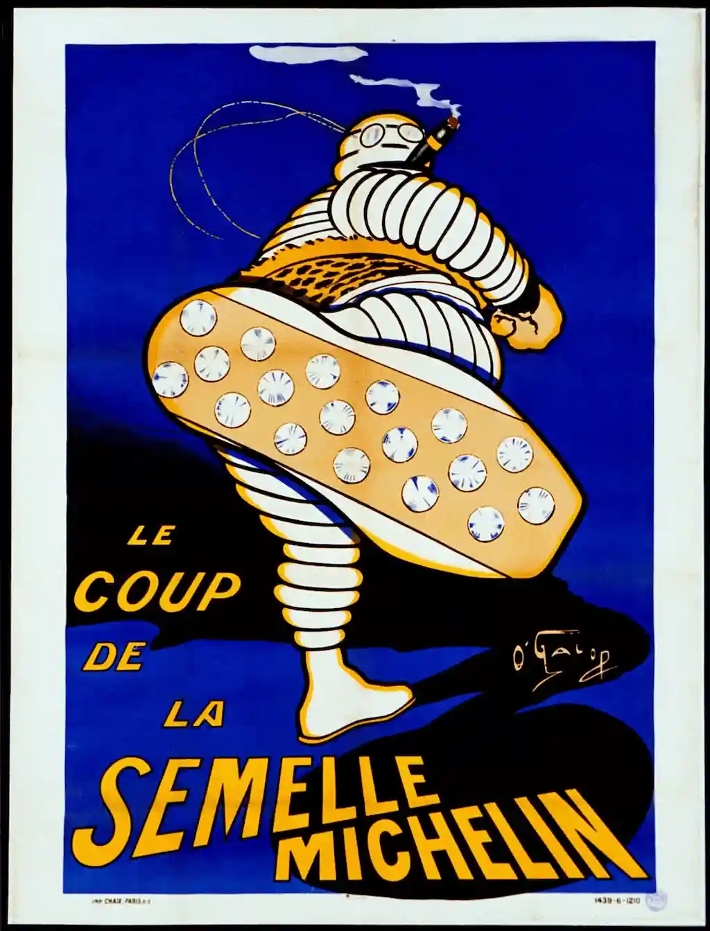 affiche michelin le coup de semelle
