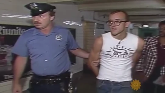 street art Keith arrestation