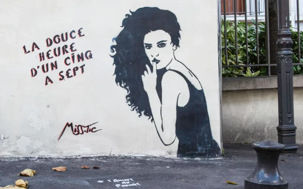 miss tic mur parisien