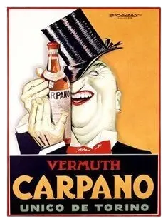 affiche carpano bistrot