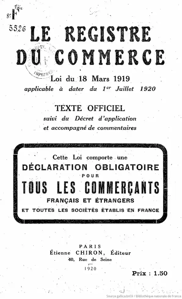 organiser une brocante professionnelle registre