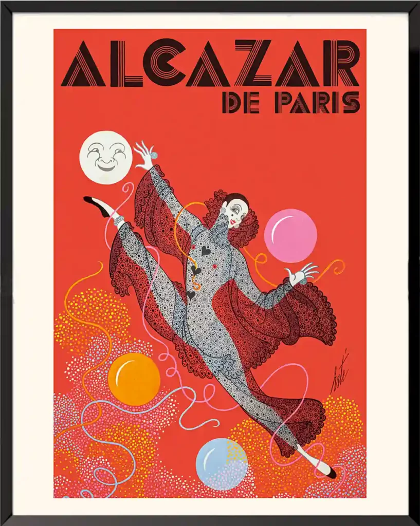 Art deco affiche Erté