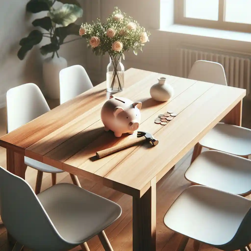 budget table vintage