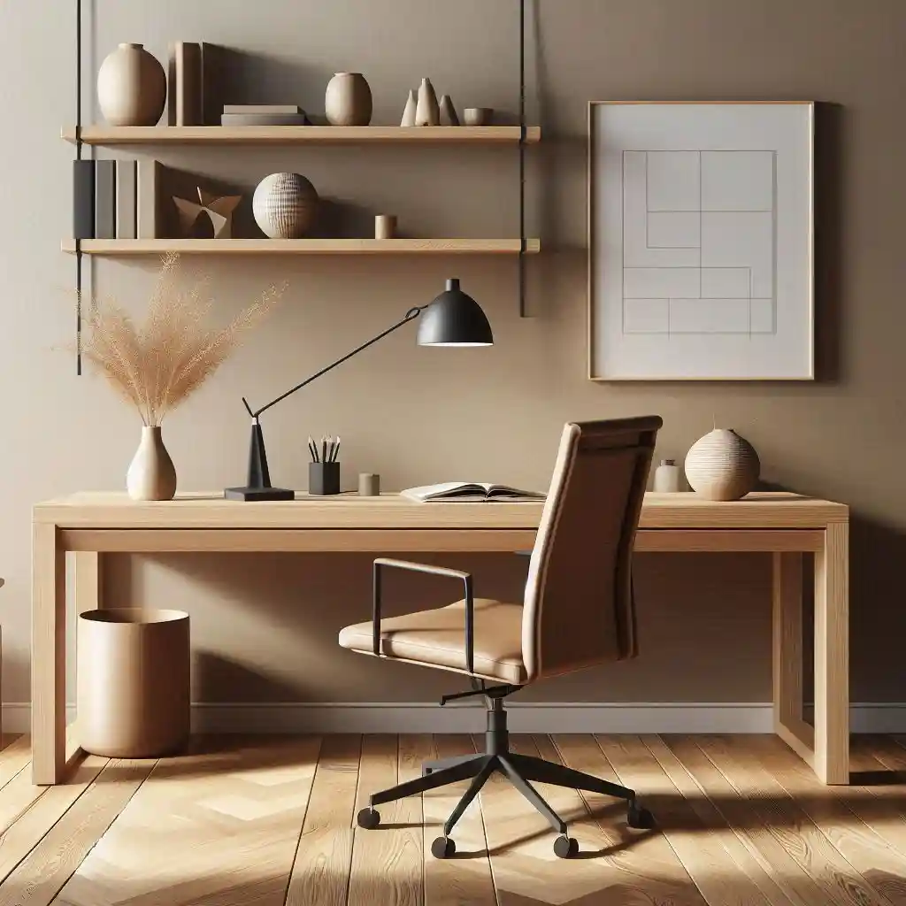 style japandi bureau