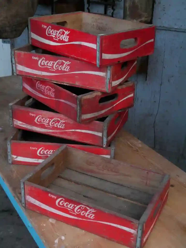 caisse coca industrielle